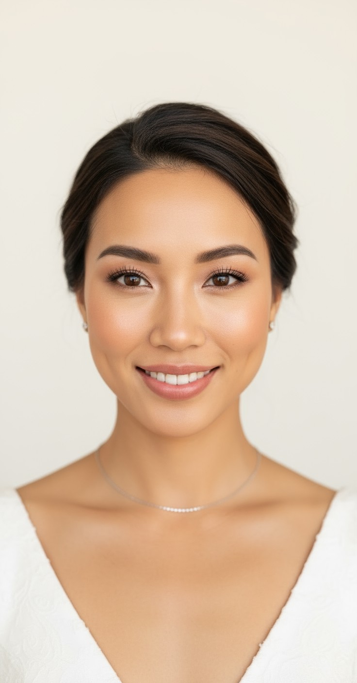 After Wavy Wedding Updo